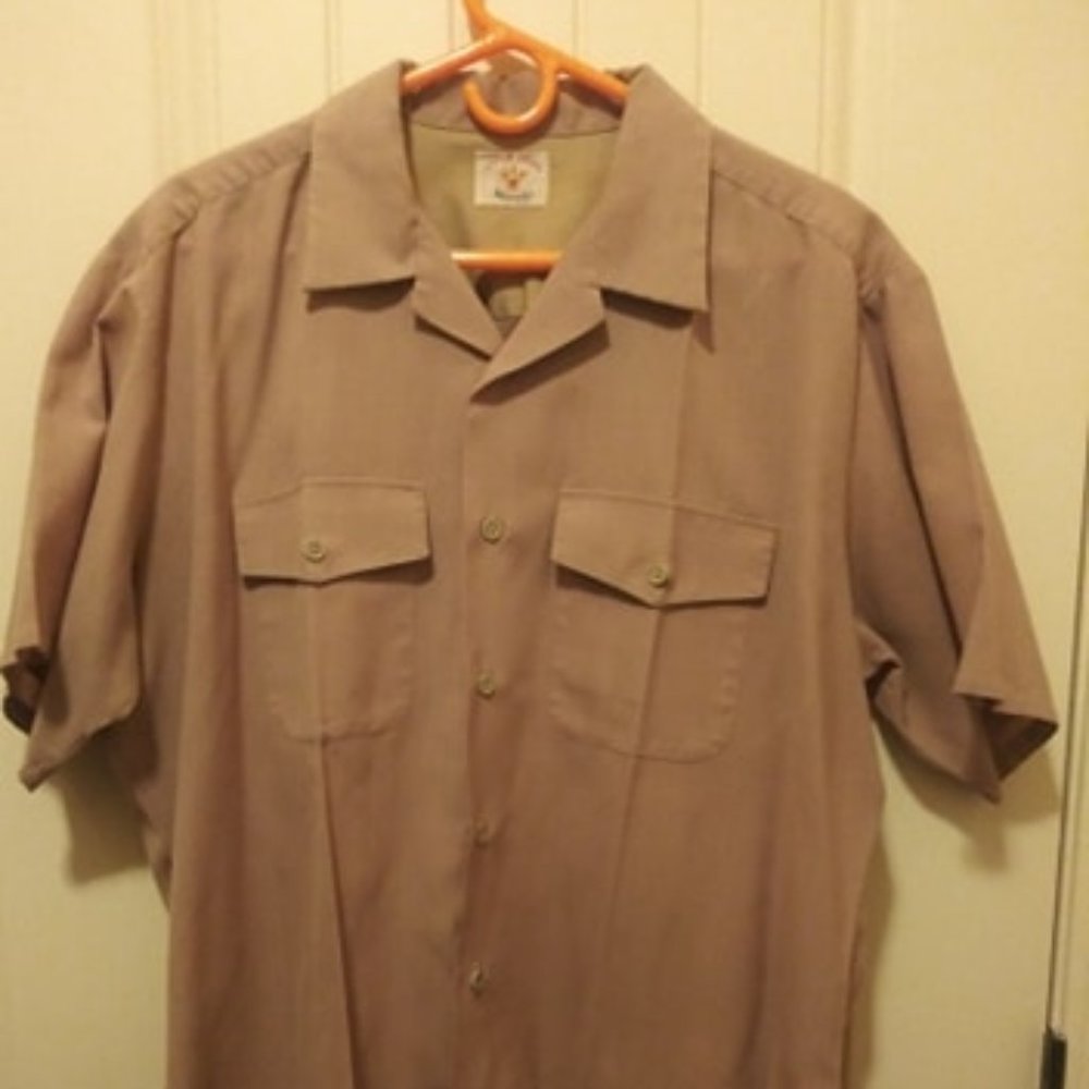 Flying Cross Washem ups VTG Mens  Button Up